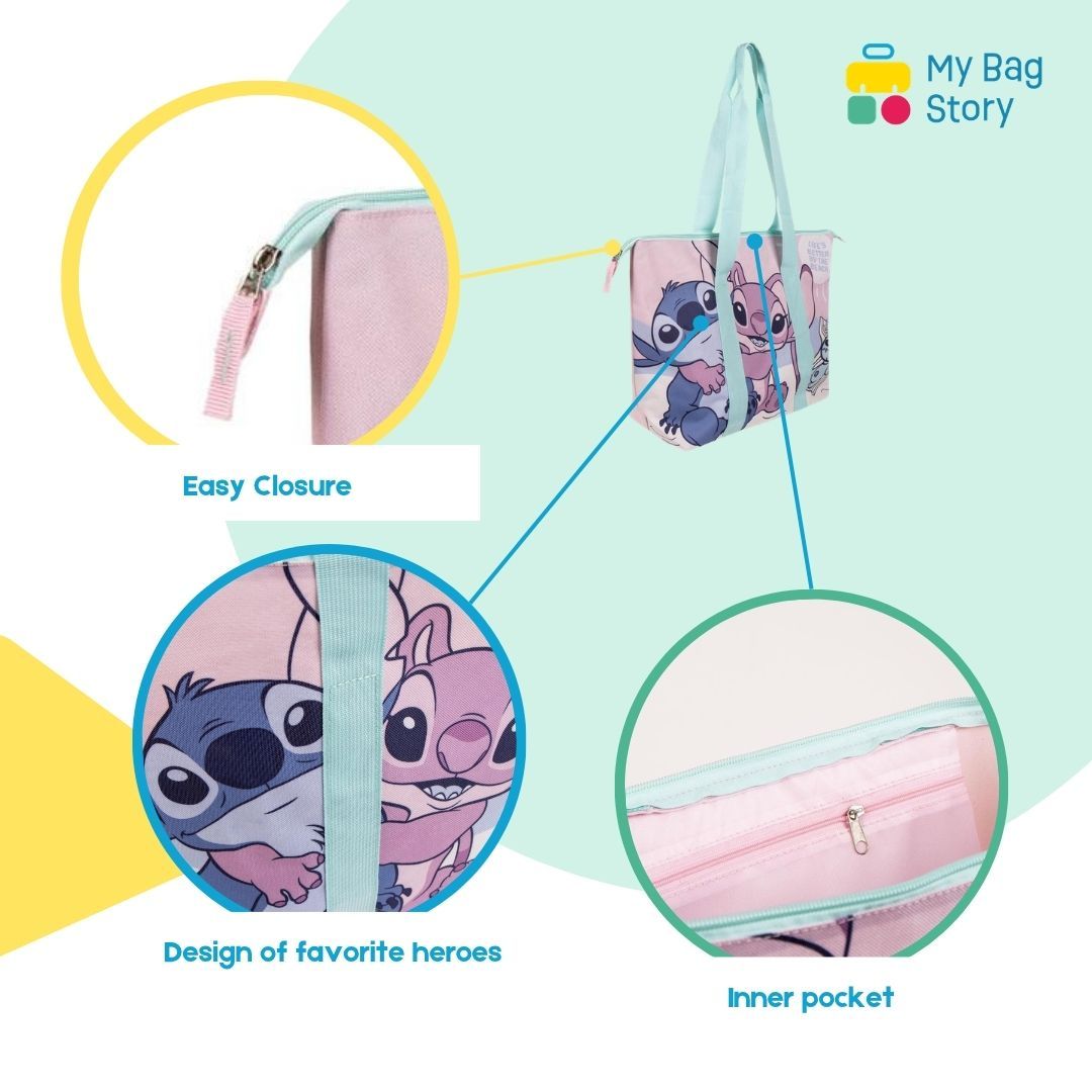 Mybagstory - Sac de Plage Stitch & Angel