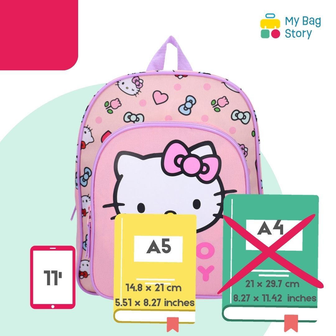 Mybagstory - Sac à dos Hello Kitty 30 cm - Rose