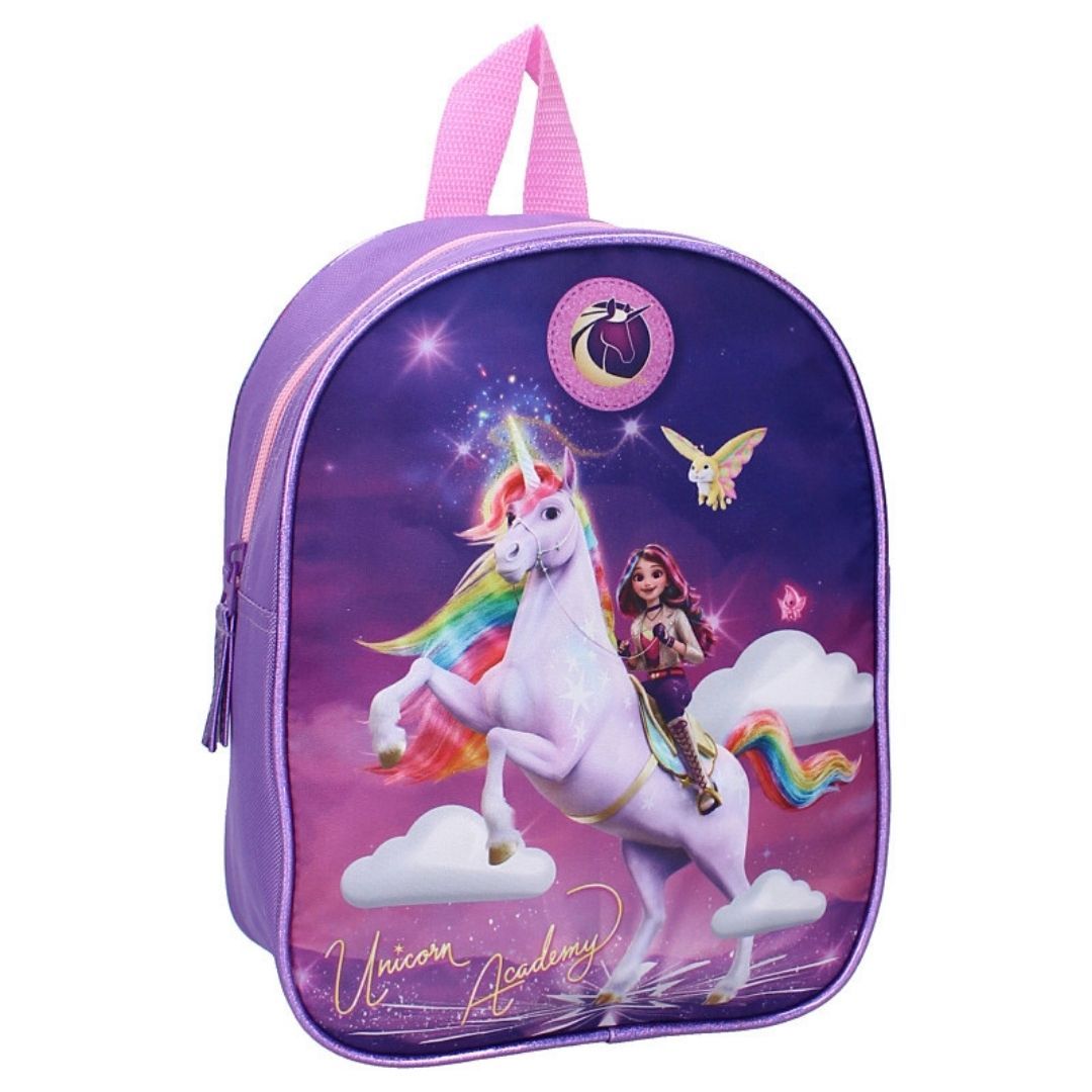 Mybagstory - Sac à Dos Enfant Unicorn Academy - Violet