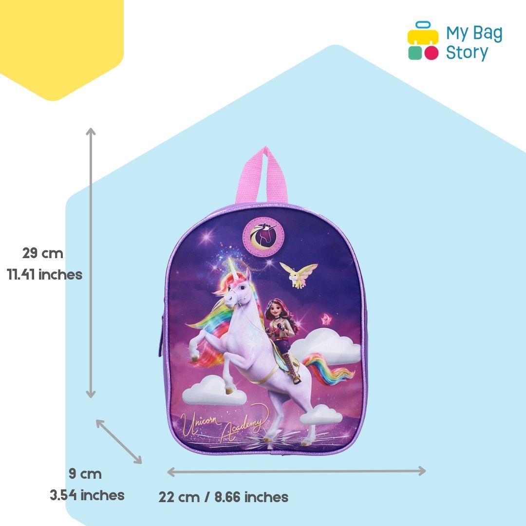 Mybagstory - Sac à Dos Enfant Unicorn Academy - Violet