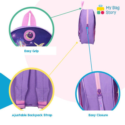 Mybagstory - Sac à Dos Enfant Unicorn Academy - Violet