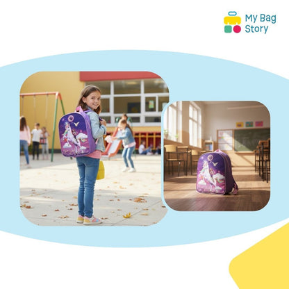 Mybagstory - Sac à Dos Unicorn Academy Violet - 29 cm