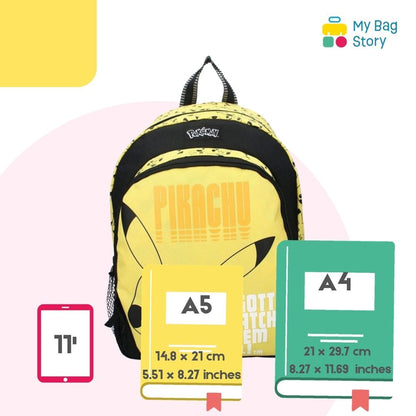 Mybagstory - Sac à Dos Pokémon Pikachu Jaune - 35 cm