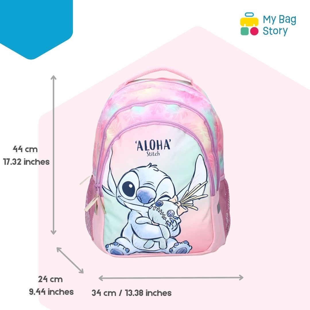 mybagstory - Sac à Dos Stitch Disney - Rose - 44 cm