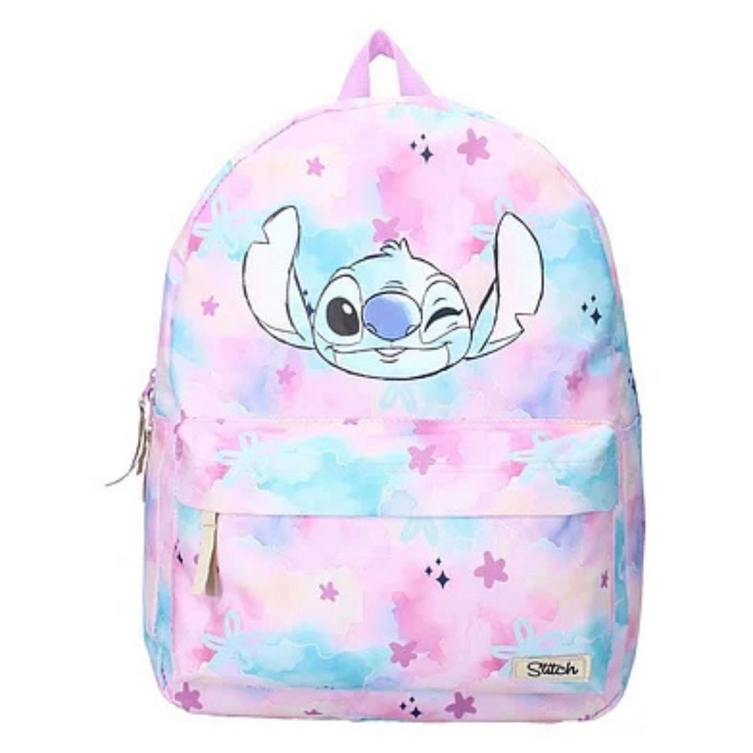 Mybagstory - Sac à dos Stitch Rose et Bleu - 39 cm