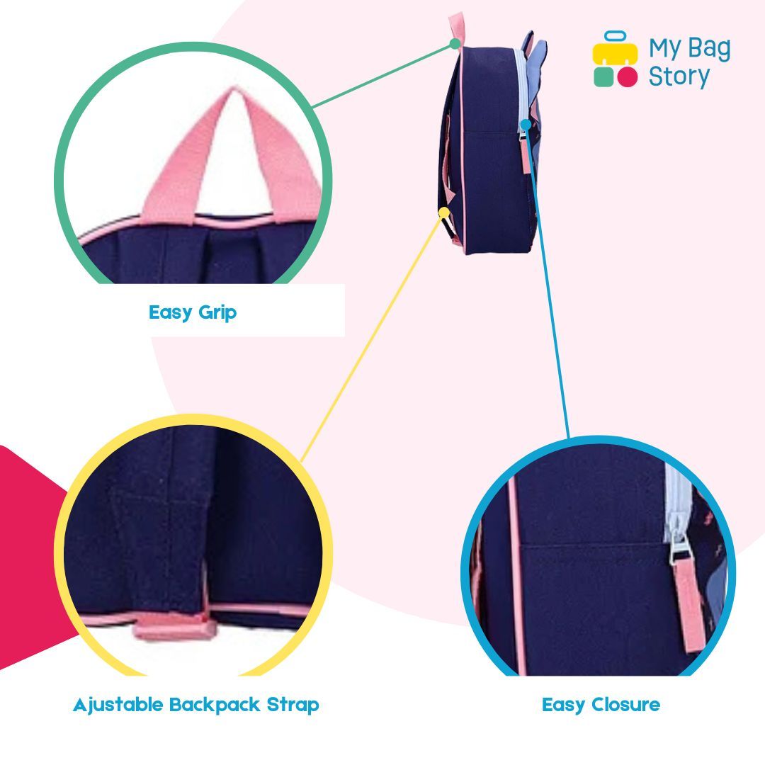 mybagstory - Sac à Dos Stitch 3D Bleu - 32 cm