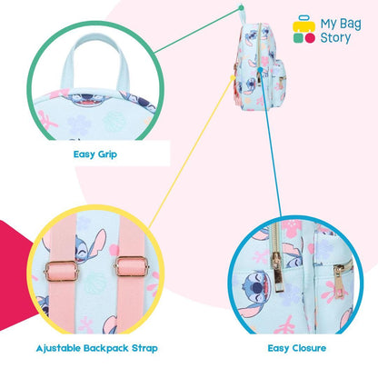 Mybagstory - Sac à Dos Stitch Bleu - 27 cm
