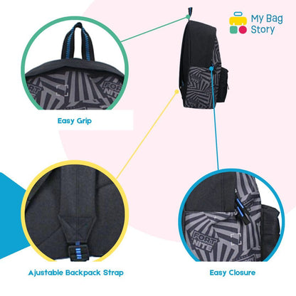 Mybagstory - Sac à Dos Fortnite Gris - 43 cm