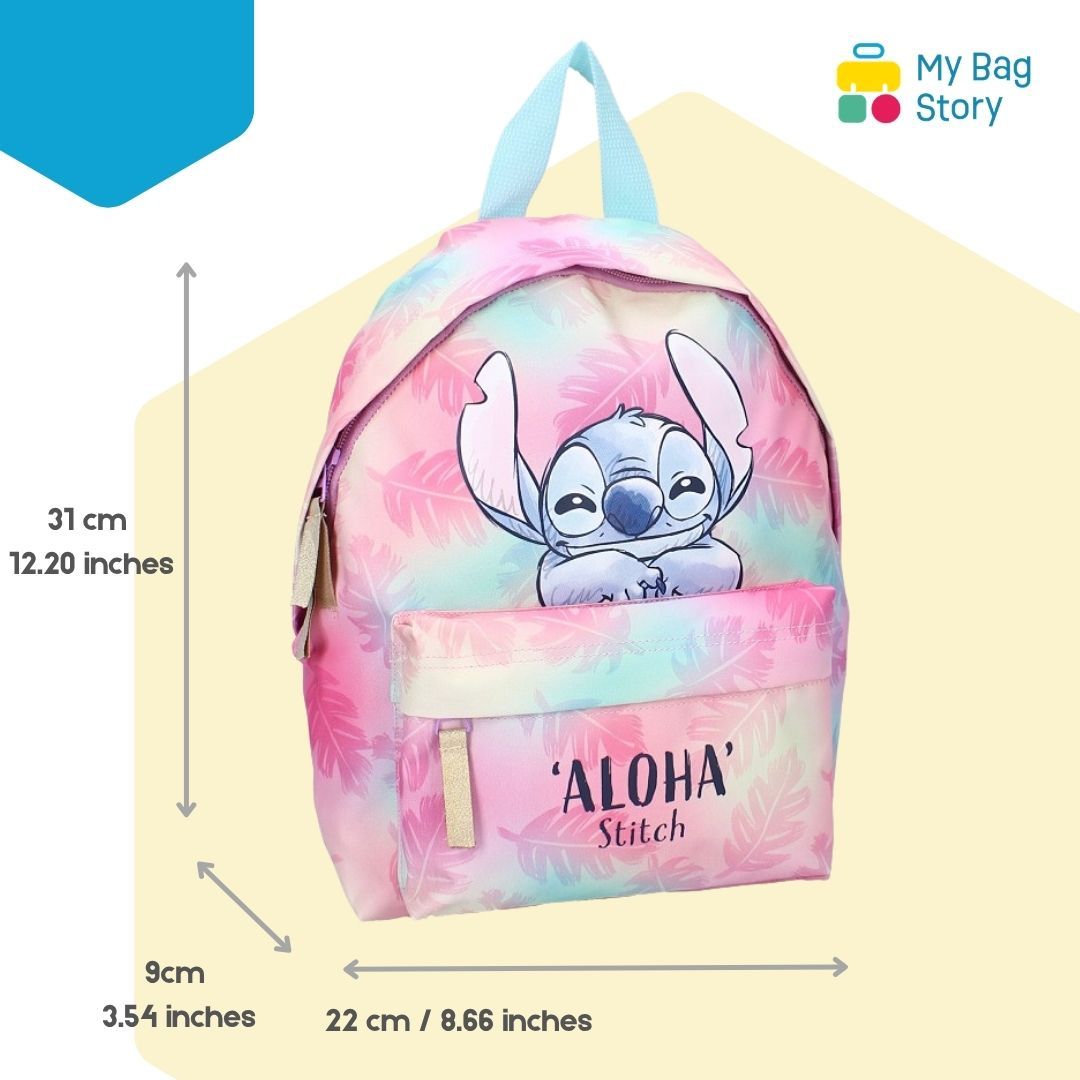 Mybagstory - Sac à dos Stitch Rose et Bleu - 31 cm