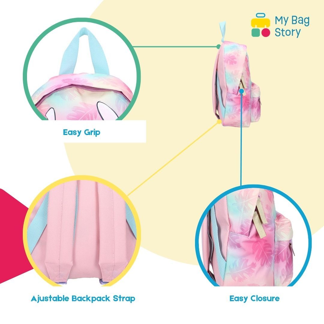 Mybagstory - Sac à dos Stitch Rose et Bleu - 31 cm