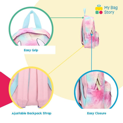 Mybagstory - Sac à dos Stitch Rose et Bleu - 31 cm