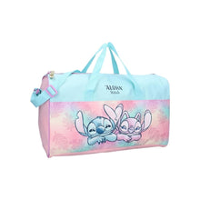 Mybagstory - Sac de Sport Stitch Bleu et Rose - 40 cm