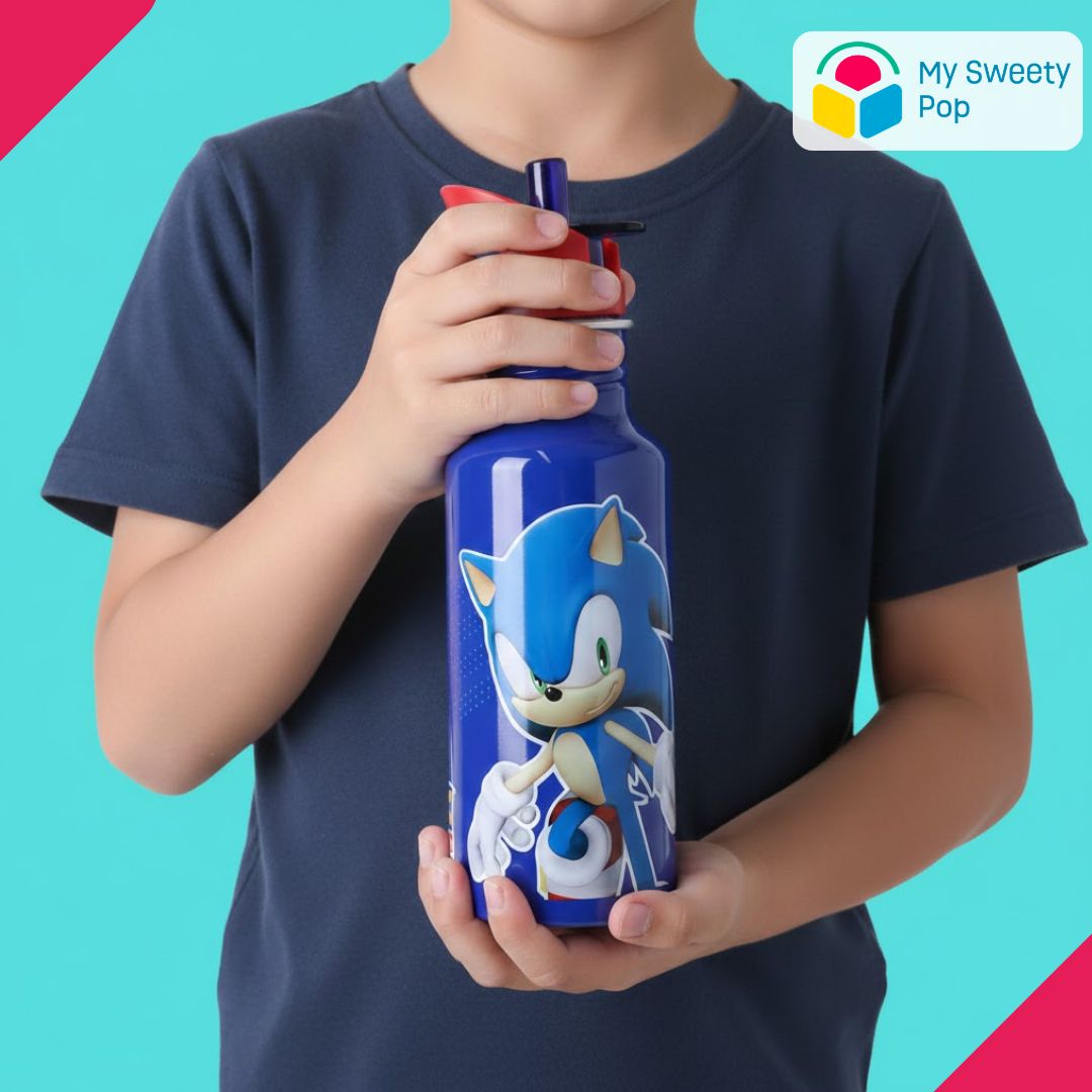 Mybagstory - Gourde enfant Sonic en acier inoxydable