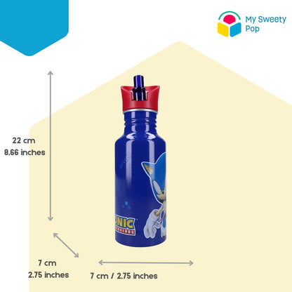 Mybagstory - Gourde enfant Sonic en acier inoxydable