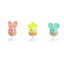 Hape - 3 hochets à ventouse en bois - animaux