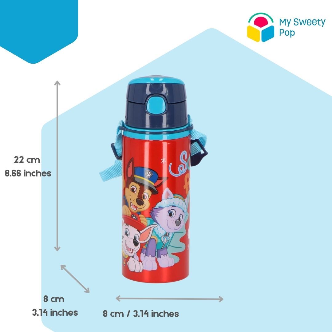 My Sweety Pop - Gourde Pat’ Patrouille 600 ml en aluminium