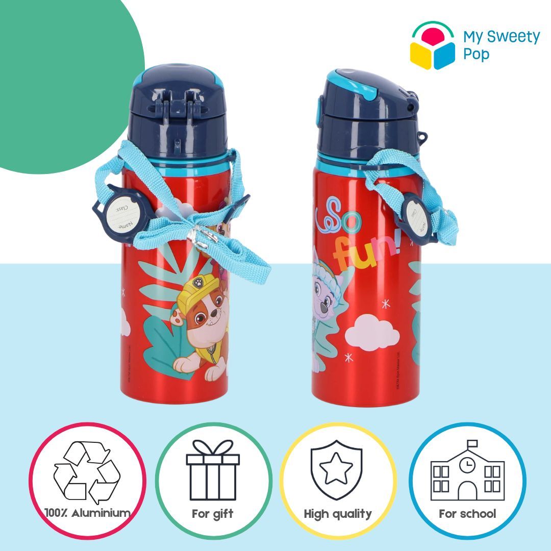 My Sweety Pop - Gourde Pat’ Patrouille 600 ml en aluminium