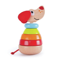 Hape - Chien Puppy arc-en-ciel à empiler - Bois