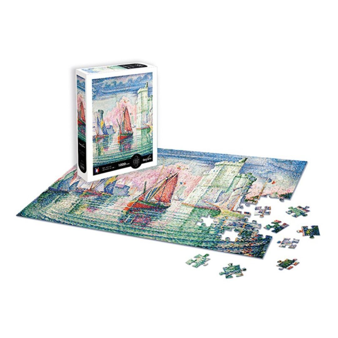 Sentosphère - PUZZLE 1000 P - Entrée du port de La Rochelle - Paul Signac