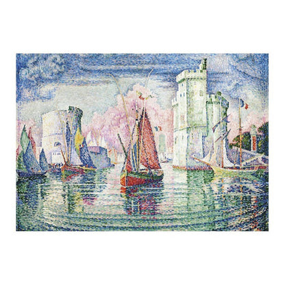 Sentosphère - PUZZLE 1000 P - Entrée du port de La Rochelle - Paul Signac