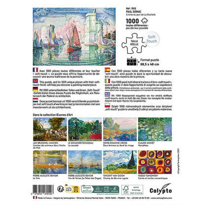 Sentosphère - PUZZLE 1000 P - Entrée du port de La Rochelle - Paul Signac