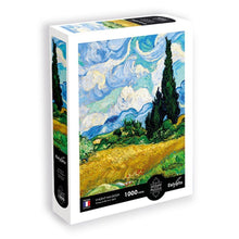 Sentosphère - PUZZLE 1000 P - Champ de blé avec cyprès - Vincent Van Gogh