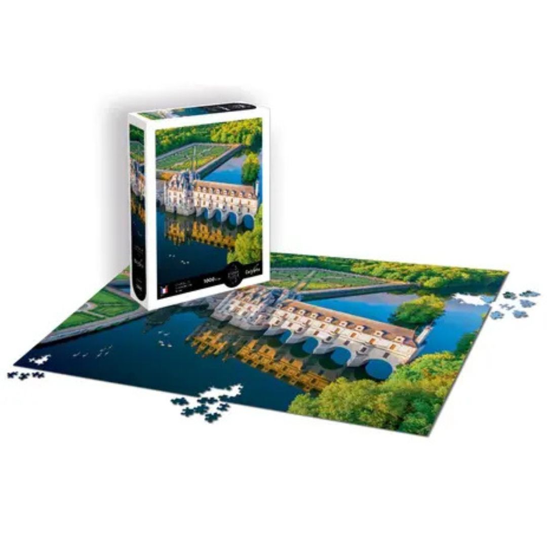 Sentosphère - Puzzle 1000 pièces - Paysage - Château de Chenonceau - Touraine
