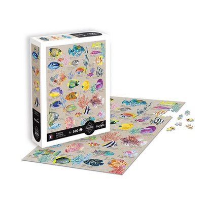 Sentosphère - PUZZLE 500 P - Les Poissons Exotiques