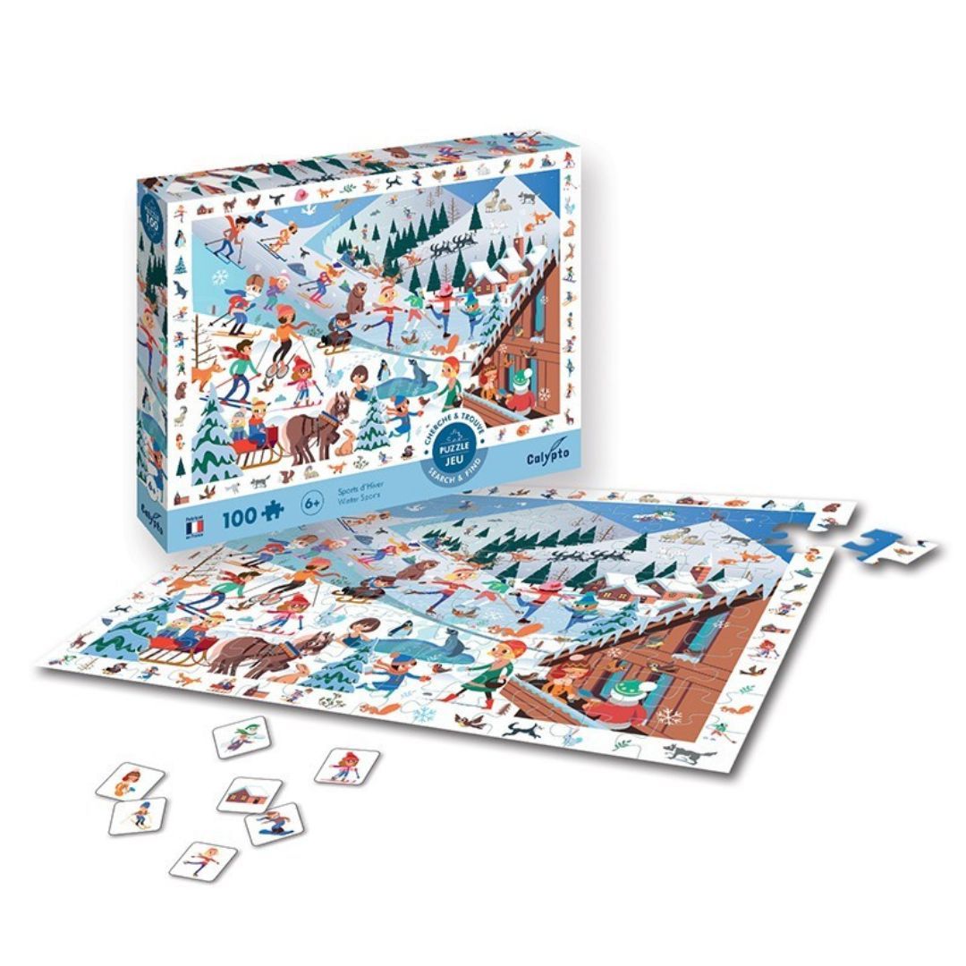 Sentosphère - PUZZLE 100 P - Sports d'Hiver