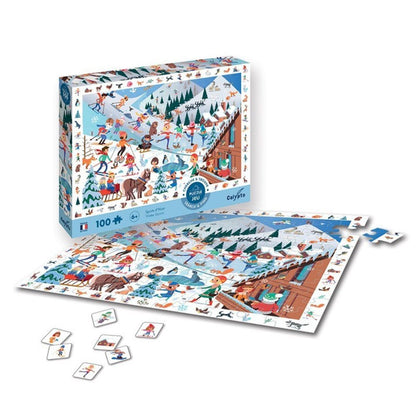 Sentosphère - PUZZLE 100 P - Sports d'Hiver