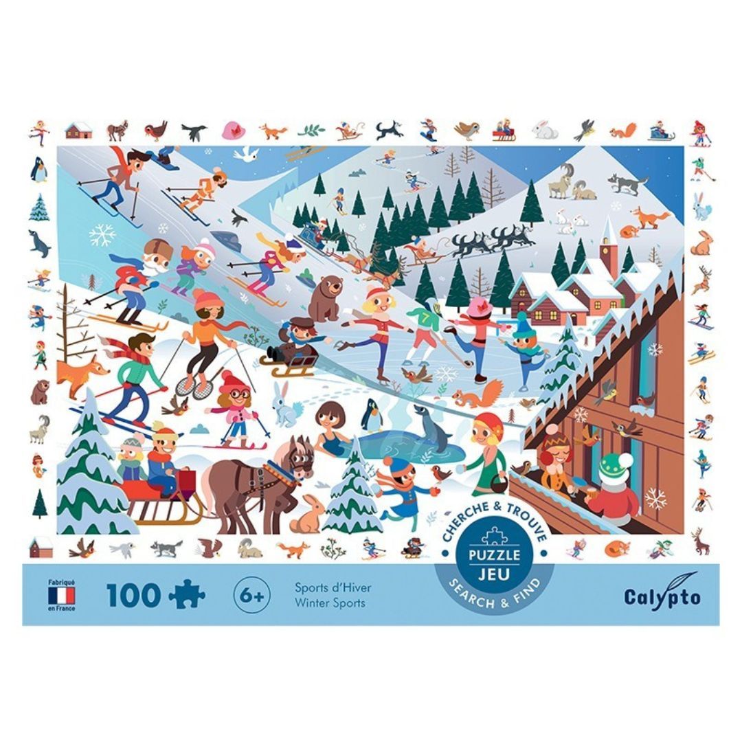 Sentosphère - PUZZLE 100 P - Sports d'Hiver