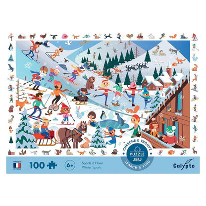 Sentosphère - PUZZLE 100 P - Sports d'Hiver