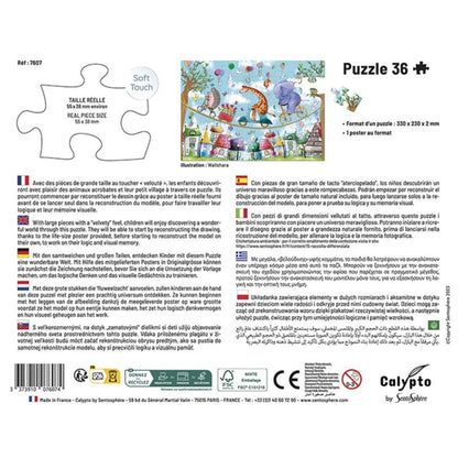 Sentosphère - PUZZLE 36 P - Animaux Acrobates