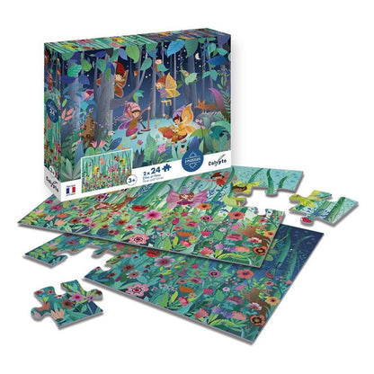 Sentosphère - PUZZLE 2*24 P - Elfes et Fées