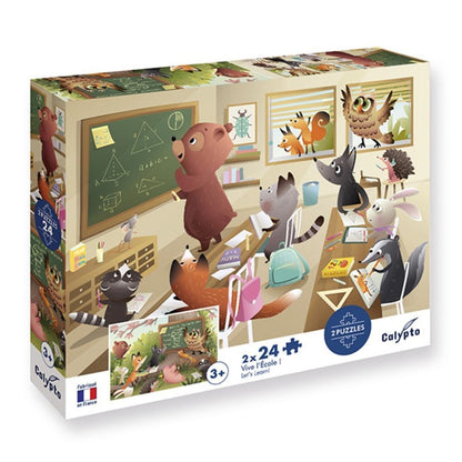 Sentosphère - PUZZLE 2*24 P - Vive l'École