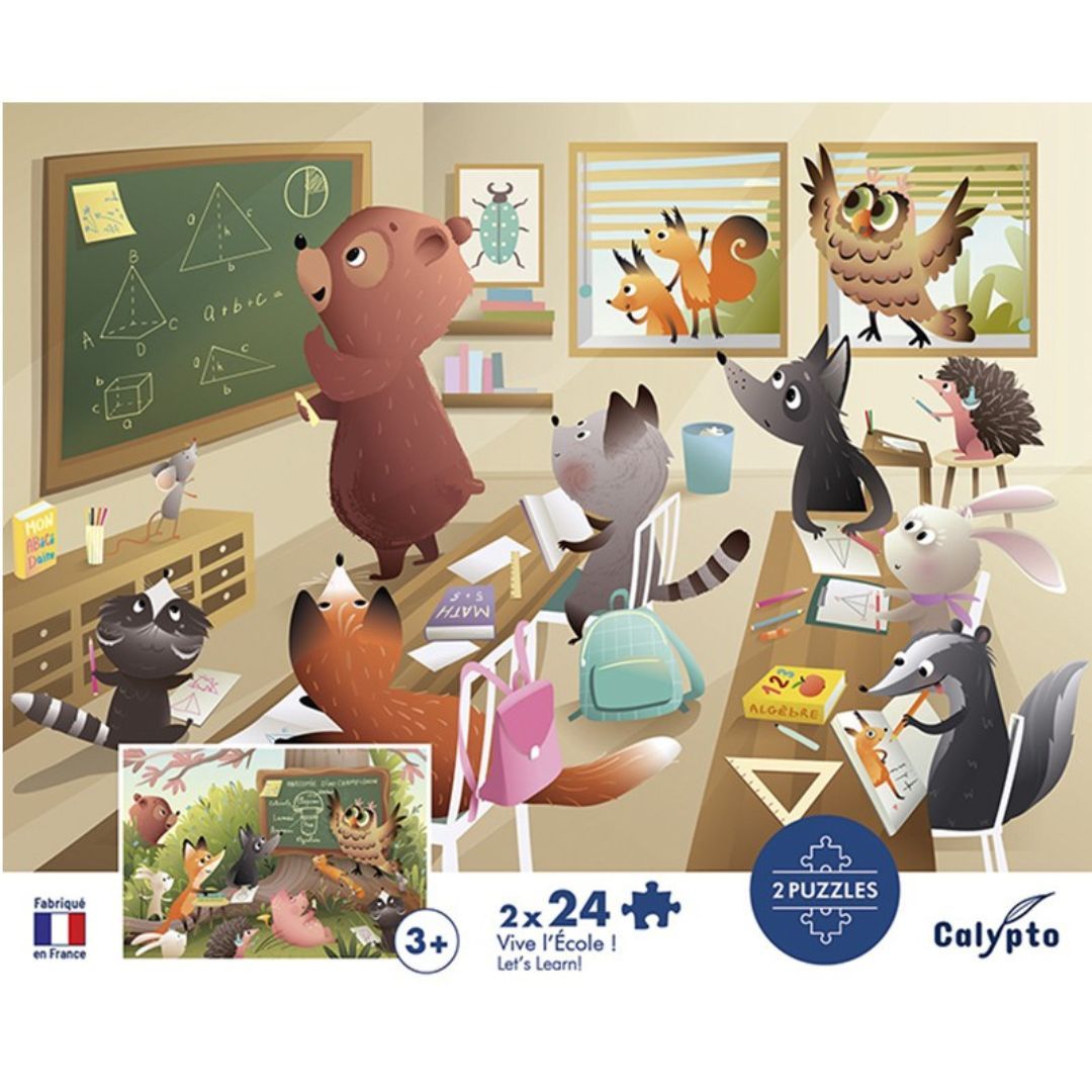 Sentosphère - PUZZLE 2*24 P - Vive l'École