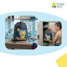 Mybagstory - Sac de Piscine Pokémon Noir - 44 cm
