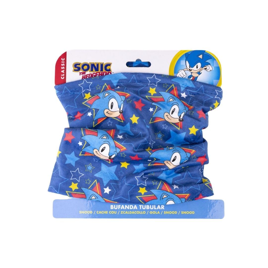 My Sweety Pop - Cache-Cou Sonic le Hérisson Enfant Bleu