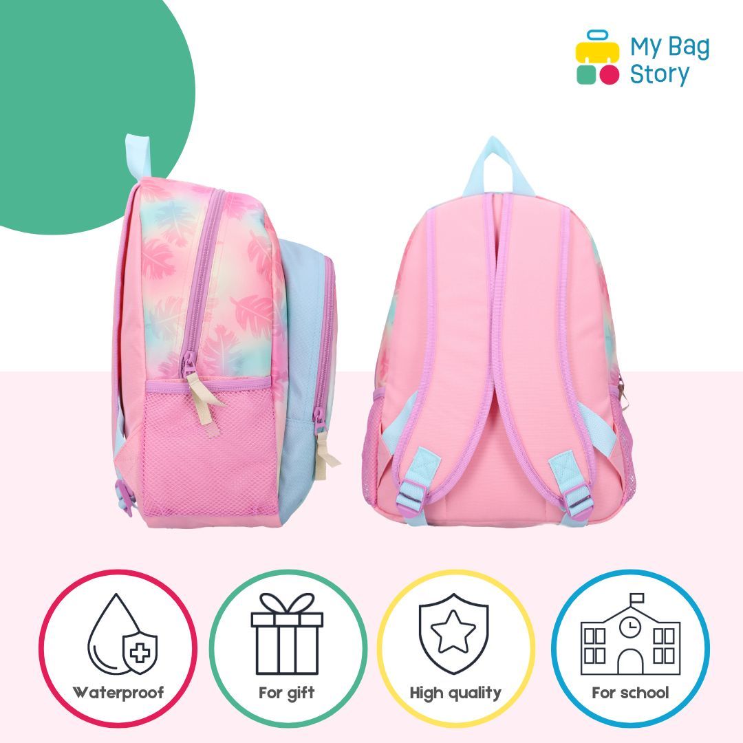 Mybagstory - Sac à dos Stitch Rose Galaxie et Bleu - 35 cm