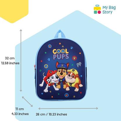Mybagstory - Sac à dos 3D Pat' Patrouille Bleu - 32 cm