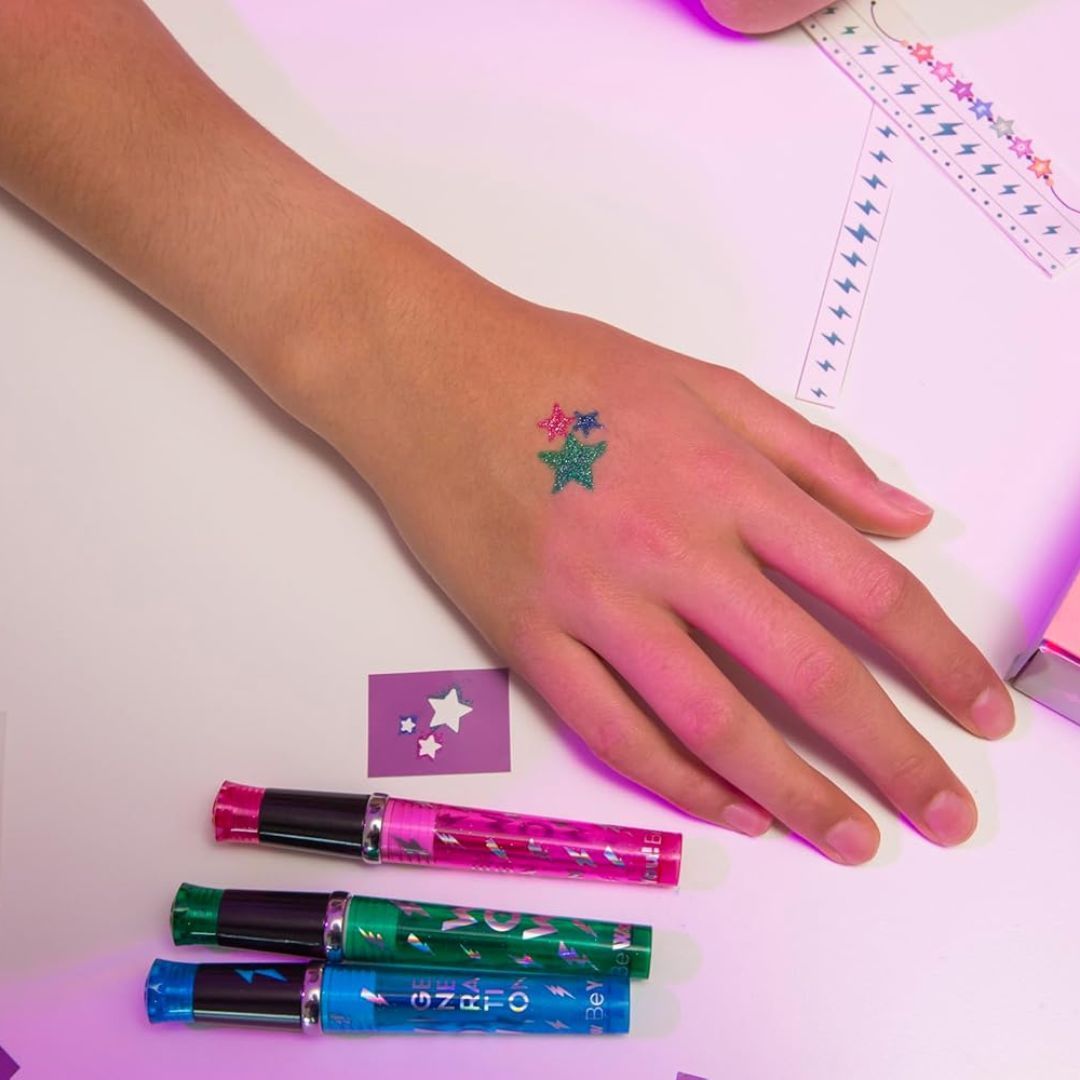 WOW Generation - Kit de tatouage pailleté avec stylos à paillettes