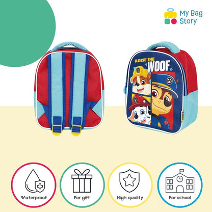 Mybagstory - Sac à dos Pat' Patrouille - Rouge Bleu - 24 cm