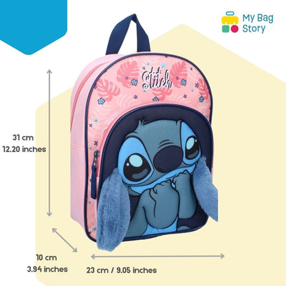 Mybagstory - Sac à dos Stitch Rose oreille douce - 31 cm