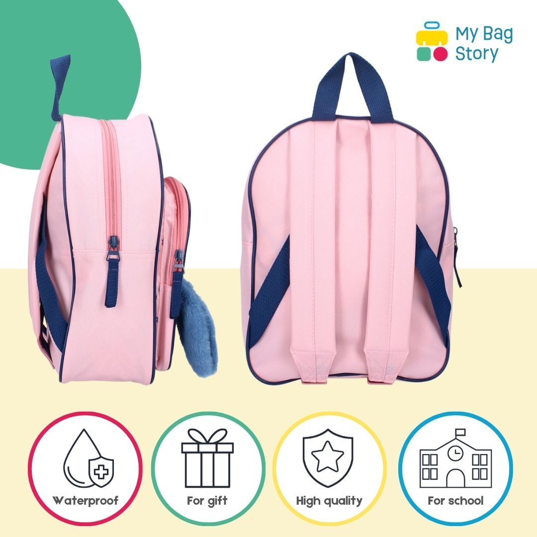 Mybagstory - Sac à dos Stitch Rose oreille douce - 31 cm