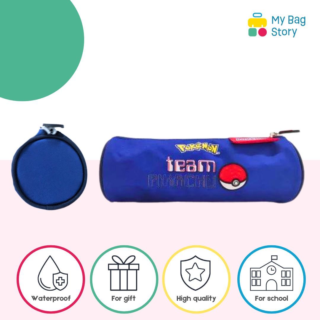 Mybagstory - Trousse Pokémon Bleu - 23,4 cm