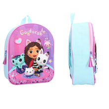 Mybagstory - Sac à dos 3D Gabby's Dollhouse Violet Bleu - 32 cm