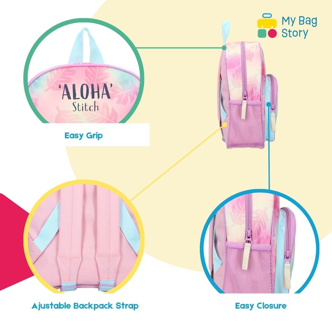 Mybagstory - Sac à dos Stitch – Rose - 29 cm