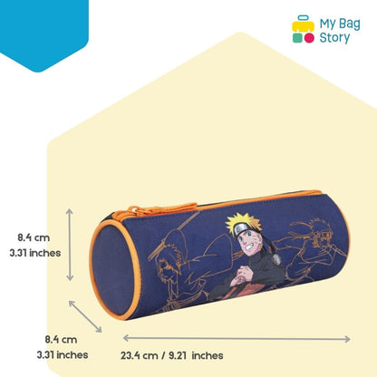 Mybagstory - Trousse Scolaire Naruto Bleu/Orange - 23,4 cm