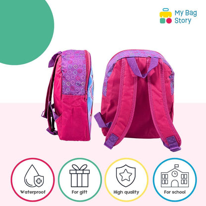 Mybagstory - Sac à dos Gabby's Dollhouse - Violet/Bleu/Rose - 30,5 cm