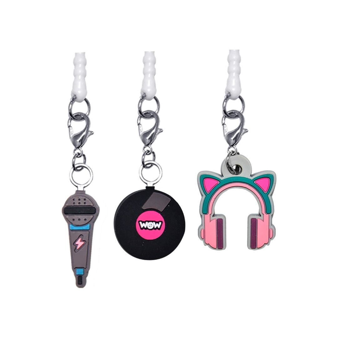 WOW Generation - Micro Sans Fil Karaoké Bluetooth Rose
